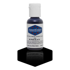 AmeriColor Soft Gel Paste Super Black 22 ml