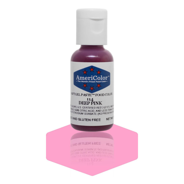 Americolor Soft Gel Paste Deep Pink 22 ml