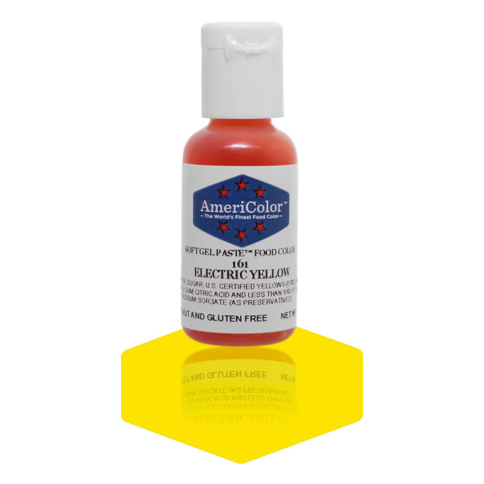 Americolor Soft Gel Paste Electric Yellow 22 ml