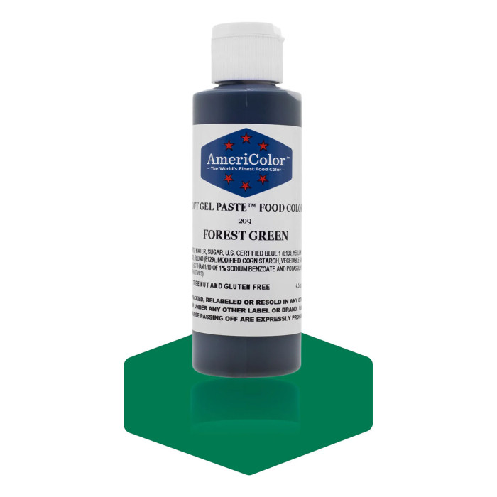 Americolor Soft Gel Paste Forest Green 128 ml