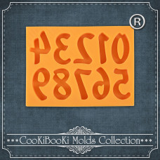 Силиконов калъп - цифри 3 см