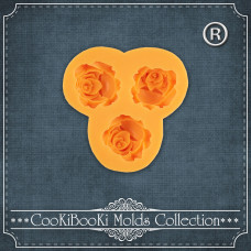 Силиконов калъп - рози 3 бр.