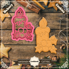 Резец с щампа - коледна свещ